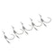 5pcs Lead Weighted Jig Fishing Hooks Worm Crank Hook With Spinners Spoon 7g