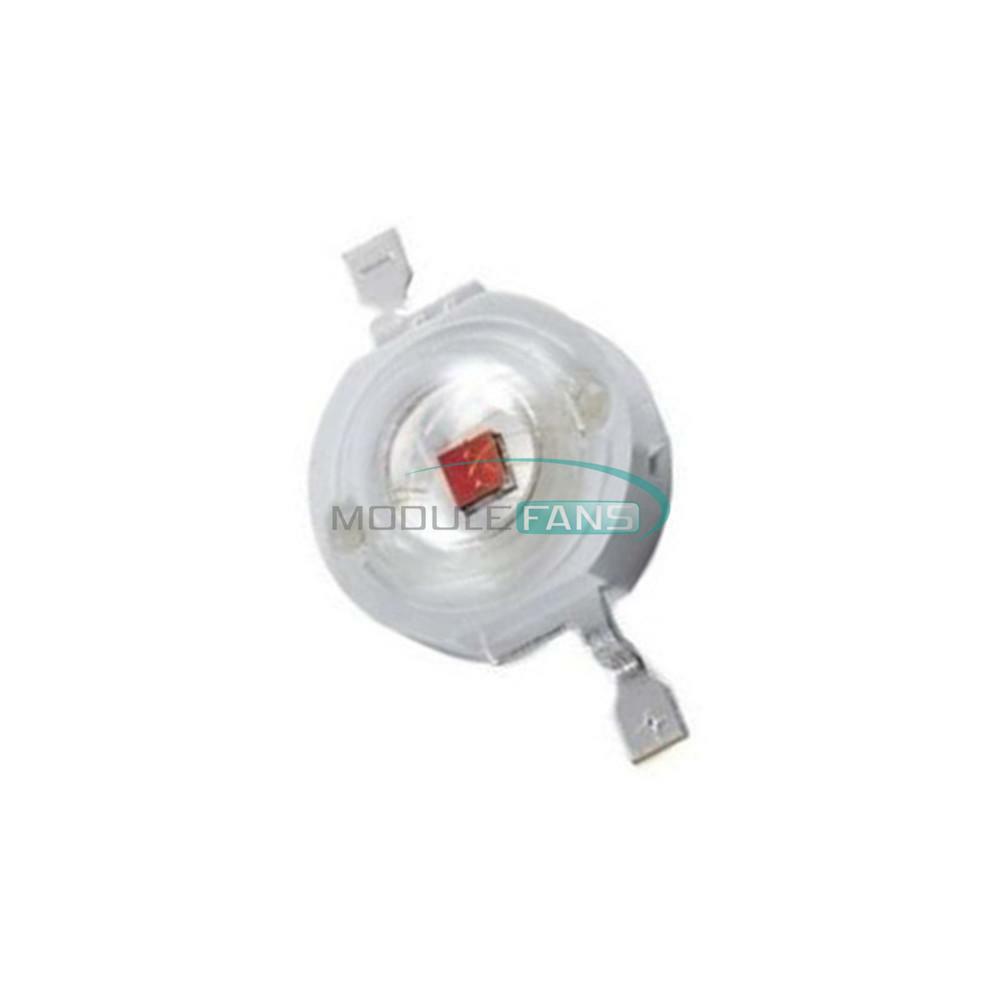 50PCS New 1W Red Led Chip High Power LED Beads 50LM Red M