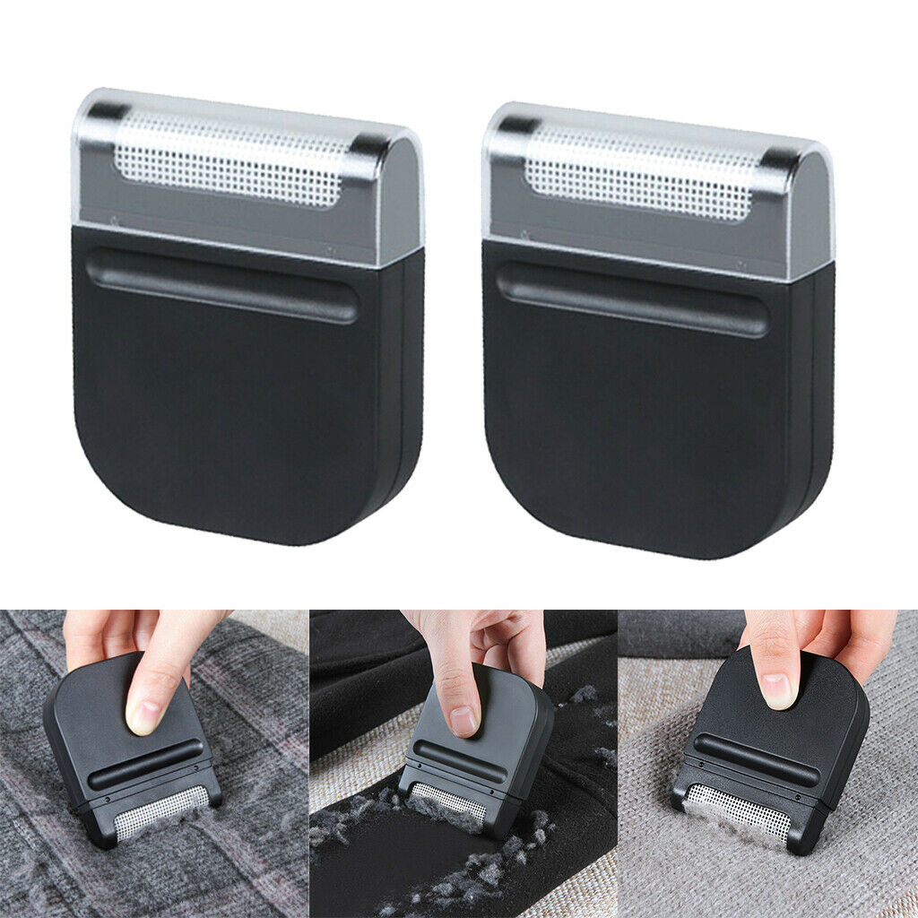 2Pieces Mini Manual Lint Remover Hair Shaver Sweater Comb Clothing Epilator
