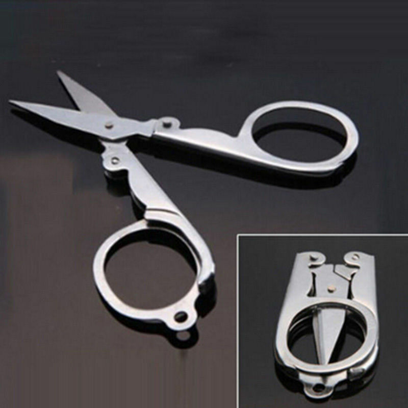 Folding Scissor Stainless Steel Travel Multi Purpose Pocket Foldable Scissors