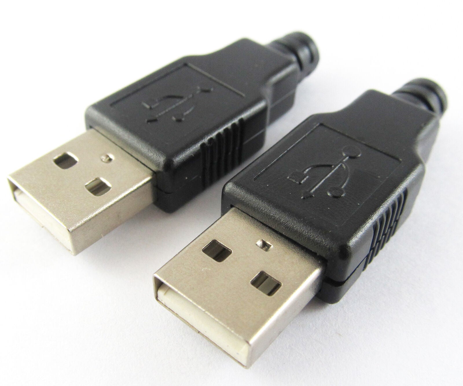 1set A Type USB 2.0 USB 4Pin Male Plug Socket Connector with Plastic Cover