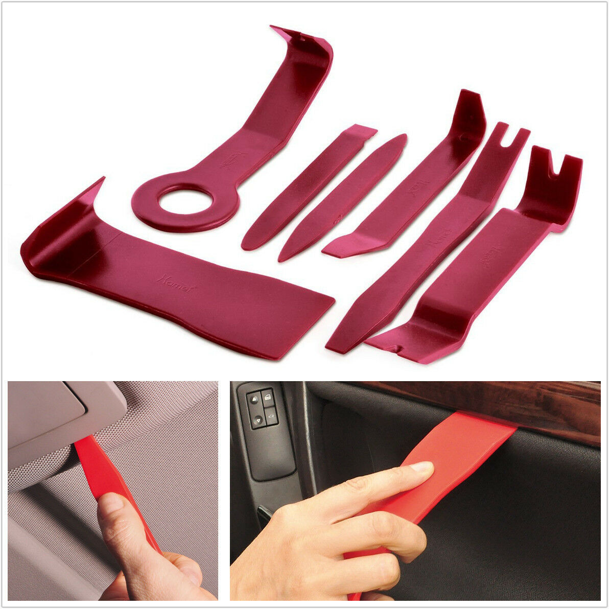 7Pcs Car Interior Door Trim CD Radio Audio Stereo Panel Removal Install Pro Tool