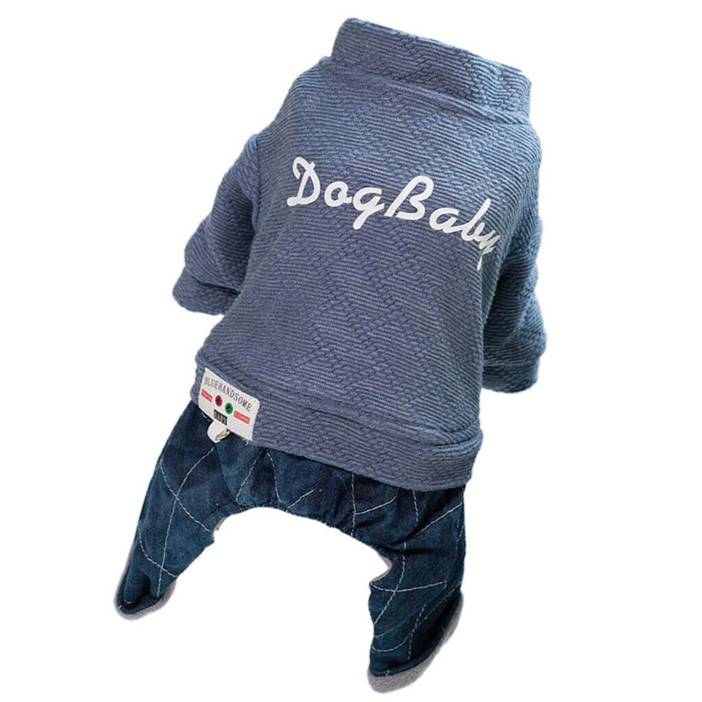 Dog Coat Cold Weather Warm Jacket for Small Medium Large Dog Light Blue S