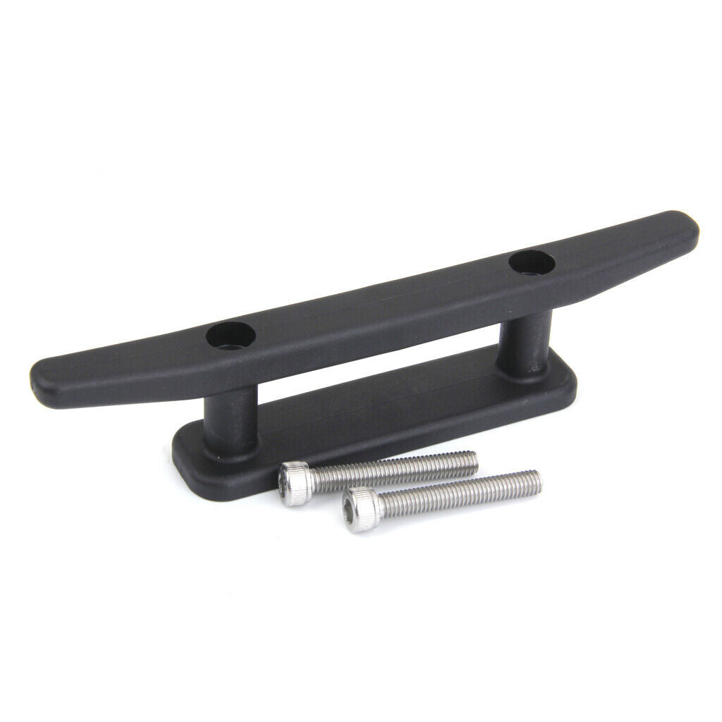 MagiDeal Marine Dock Fixed Nylon Anchor Cleat for Boat Kayak Canoe Black