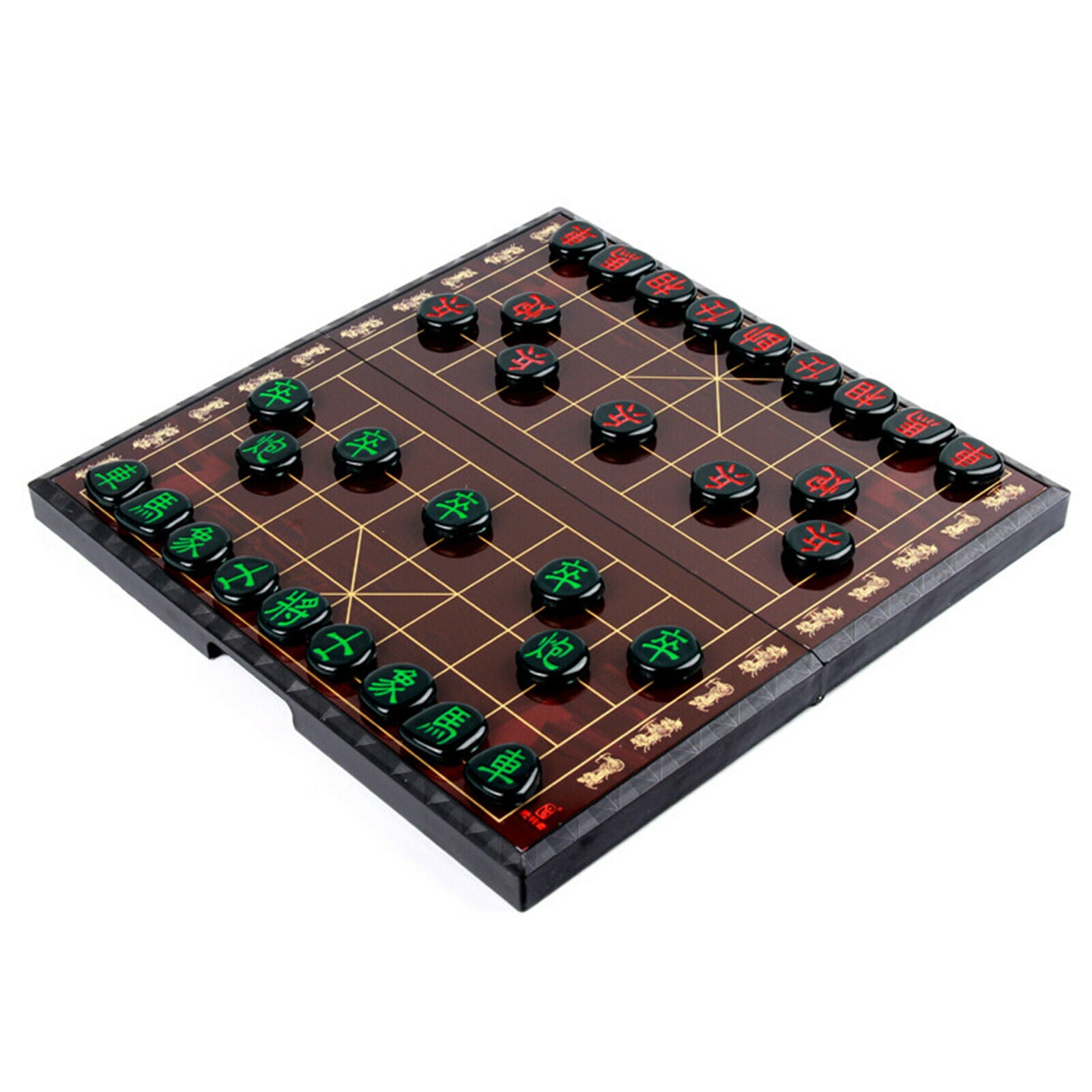 Portable Large Chinese Chess Board Magnetic Xiangqi Set for Set Party Family