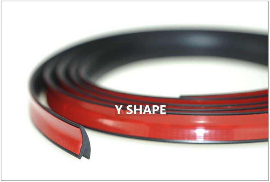 4M Black Sealed Strips Trim Moulding For Car SUV Window Glass Seal Weatherstrip