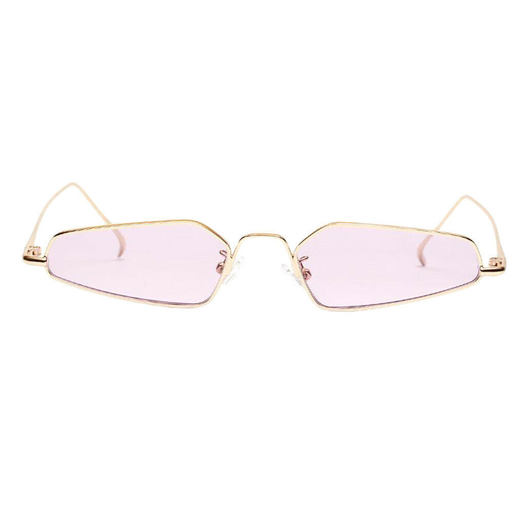 Cat Eye Sunglasses Party Translucent Tinted Lens Eye Glasses Eyewear Purple