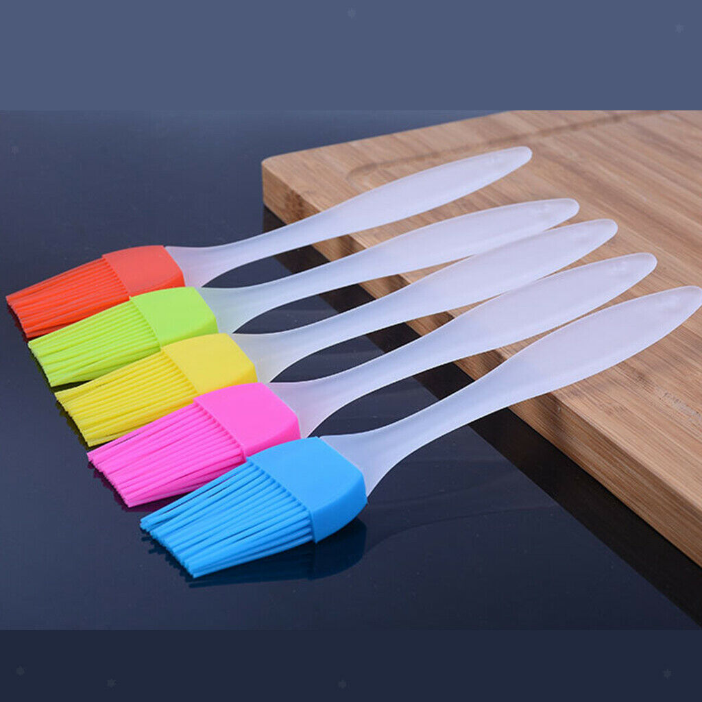 10x Oil Brush Pastry Brush Dishwasher Safe Color Random Kitchen Accessories