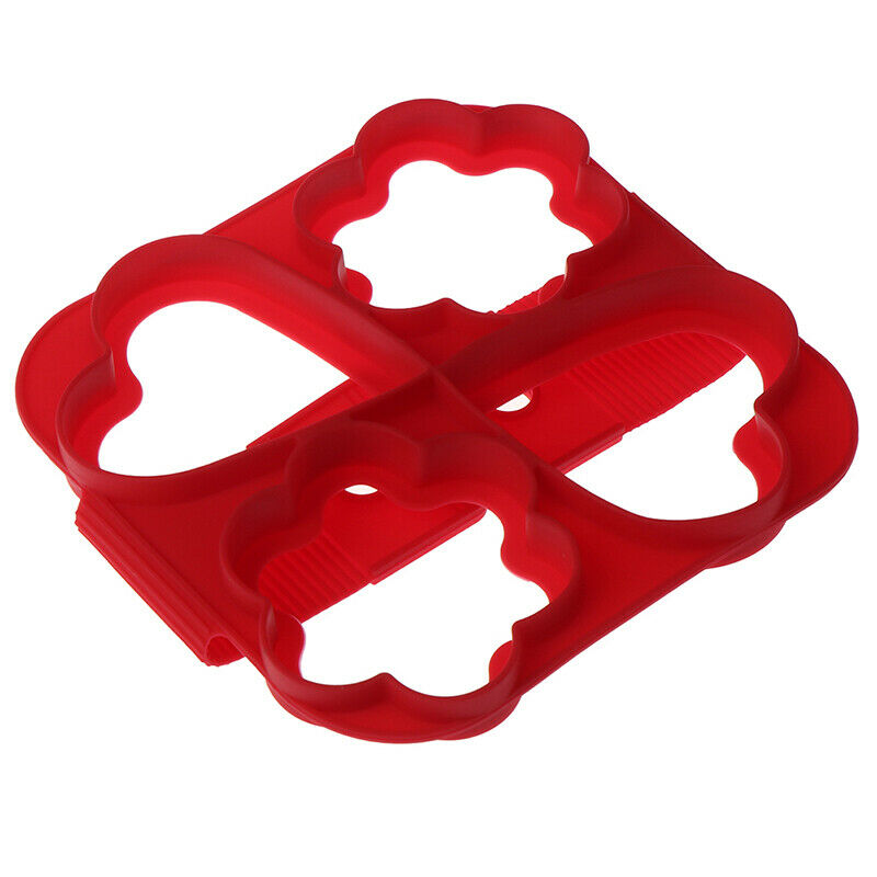 4 Cavity Pancakes Maker Fast cooking tool Silicone Pancake Mold Pastry To.l8