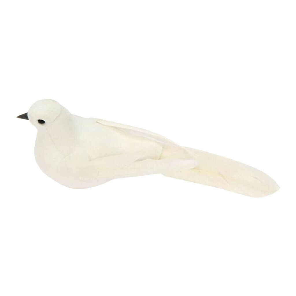 Set of 5 Artificial Birds Pigeon Outdoor Garden Pond Decor Ornament Figures
