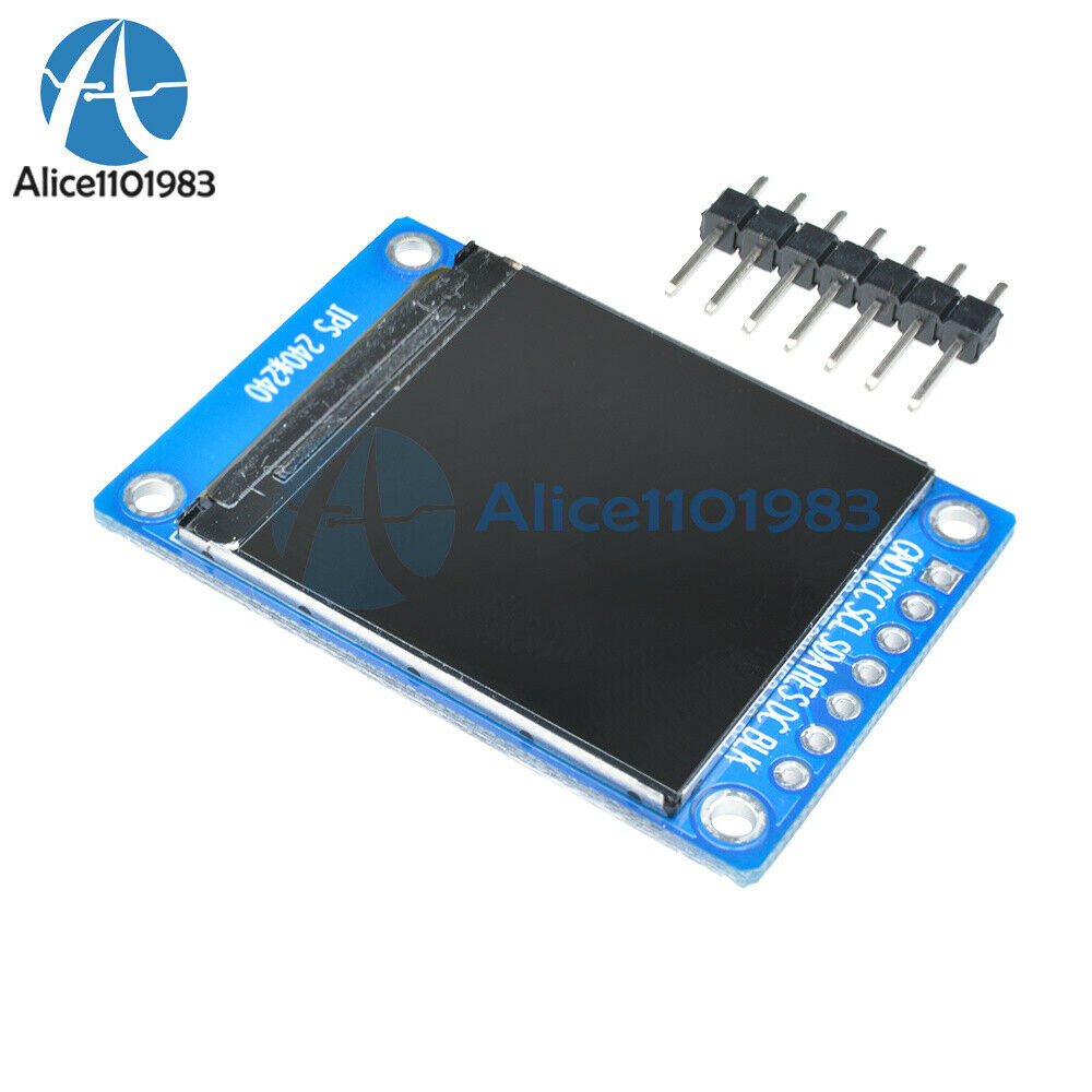 2PCS 1.3 inch IPS Full Color 240*240 LCD Display Module ST7789 SPI for Arduino
