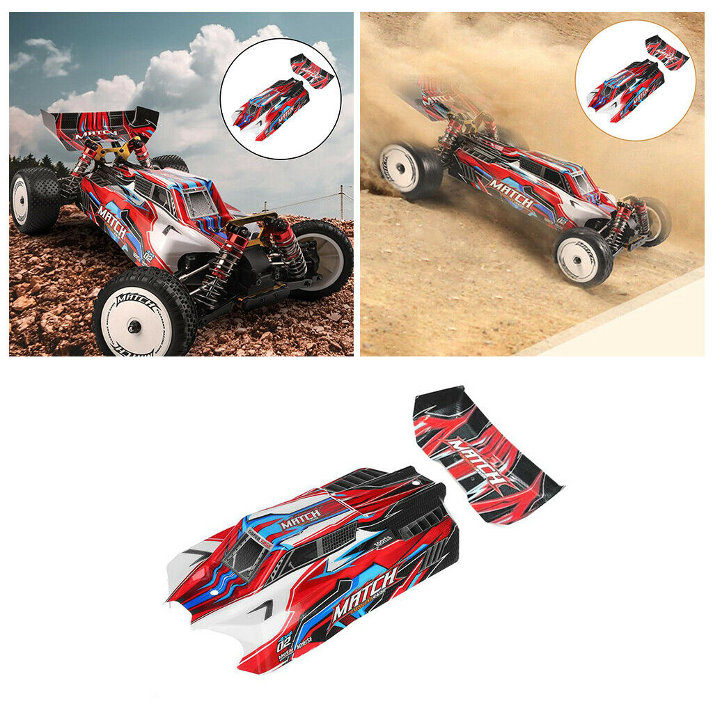 1:10 RC Body Shell with Tail Wing for Wltoys 104001 Crawler Car Trucks