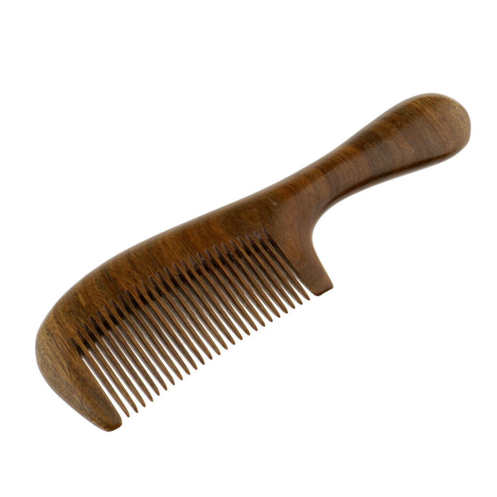 Sandalwood Handmade Wood Hair Care Massage Comb Fine/Close Teeth Anti-Static