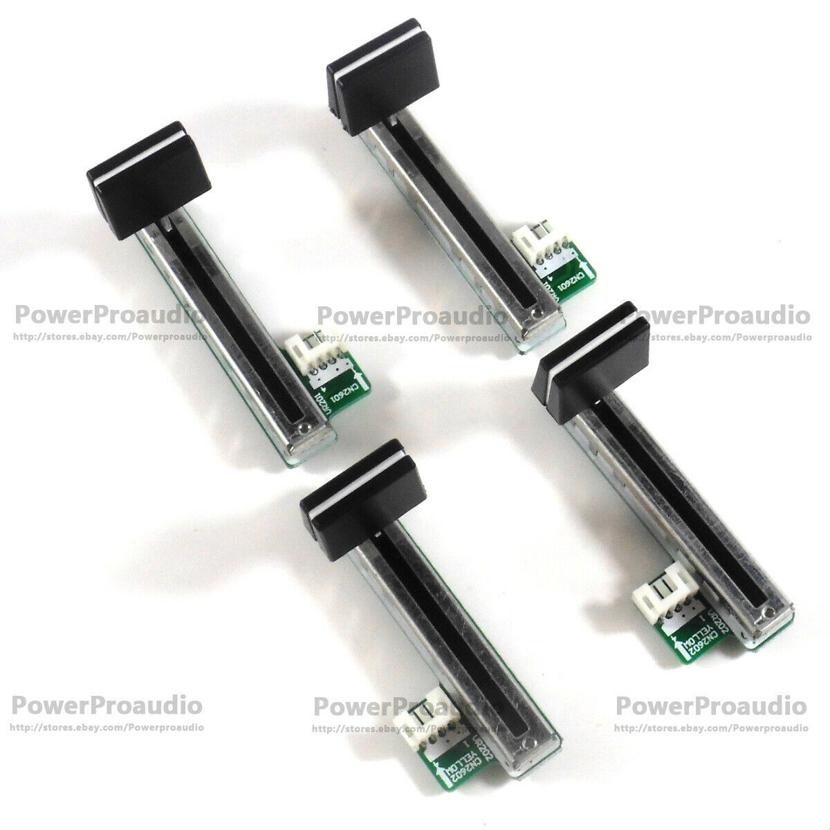 4X Faders FOR PIONEER DJM 800 DWX2537 DWX2538 DWX2539 DWX2540+ 4x DAC2371 knob