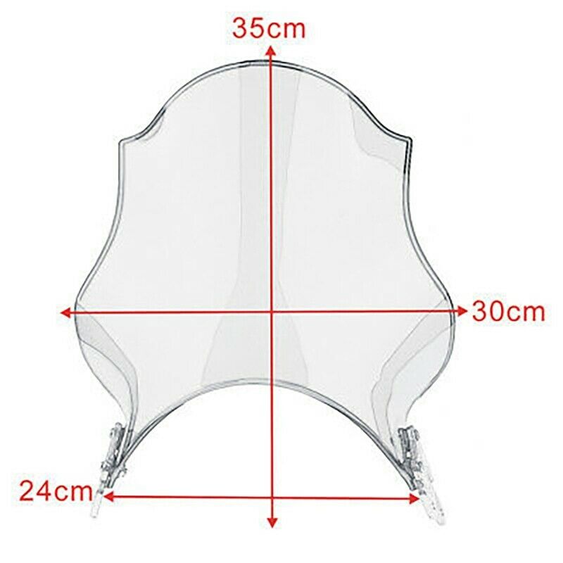 Motorcycle Windshield Round Lights Street Bike Windscreen As for  Hornet CB4Q3L2