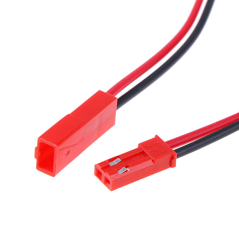 20pcs 2 Pin Connector Male Female JST Plug Cable 22 AWG Wire For RC Battery NC
