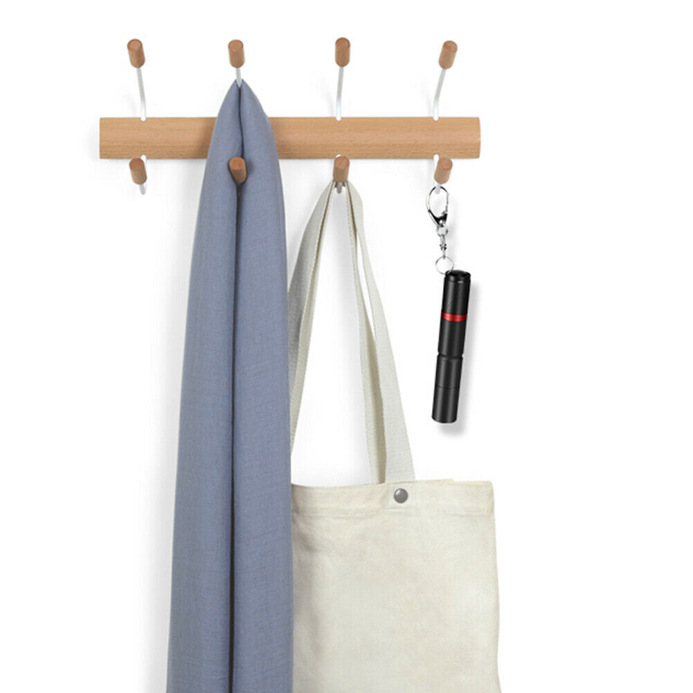 Ultra Small Protable Keychain Flashlight Pocket Torch 3 Mode Pen Night Lamp @