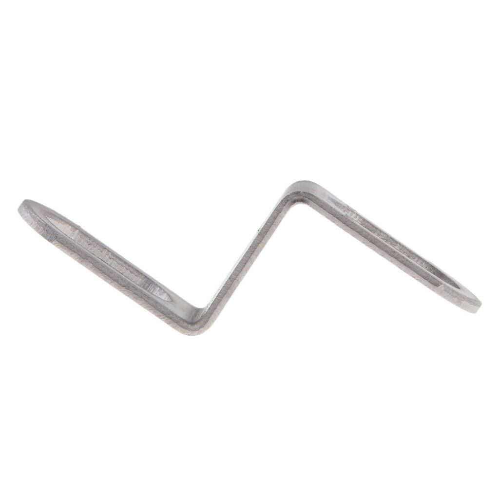 2X Motorbike Universal Exhaust Muffler Pipe Z Type Mounting Clamp Bracket
