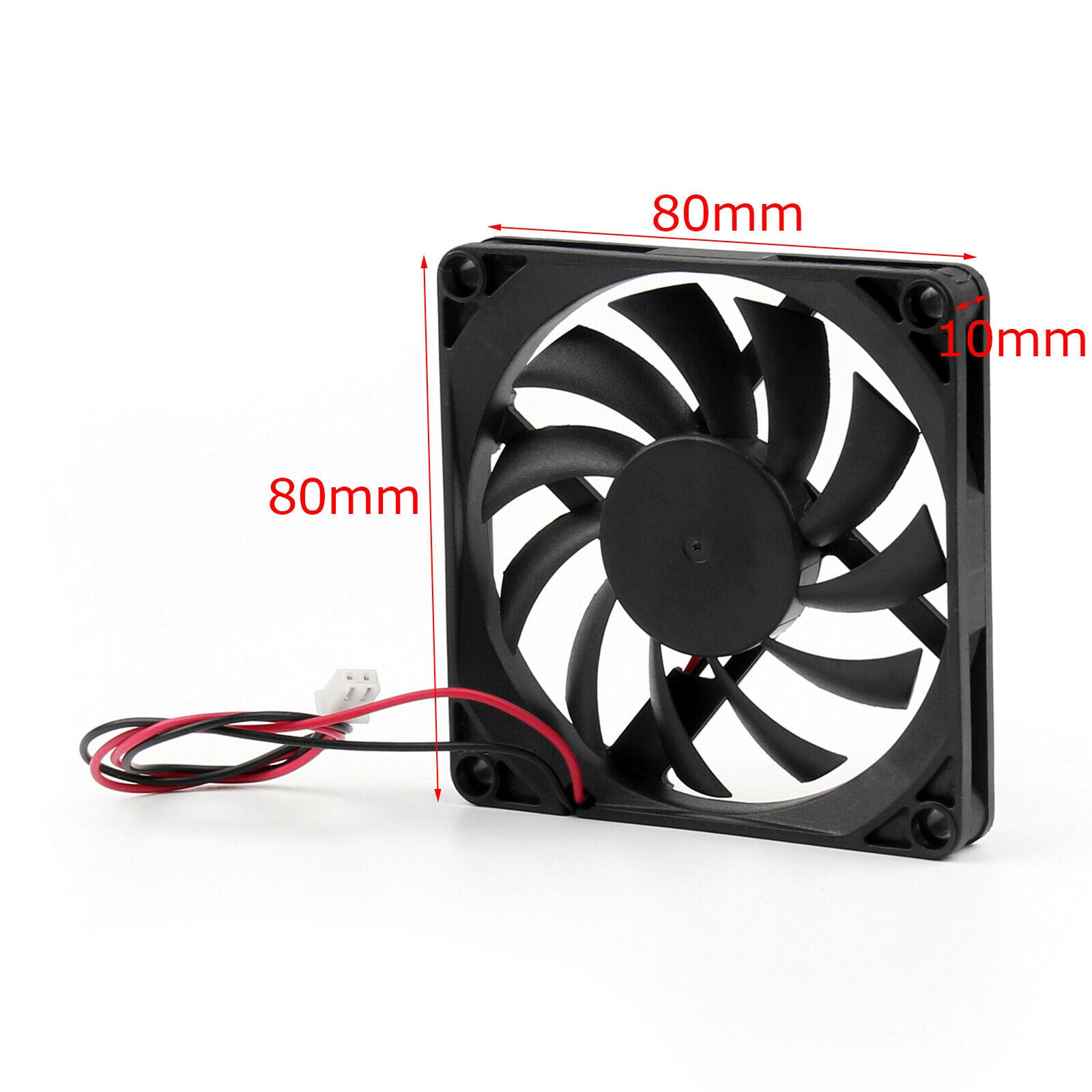1Pcs DC Brushless Cooling Fan 24V 0.15A 8010S 80x80x10mm 2 Pin CUP Computer Fan