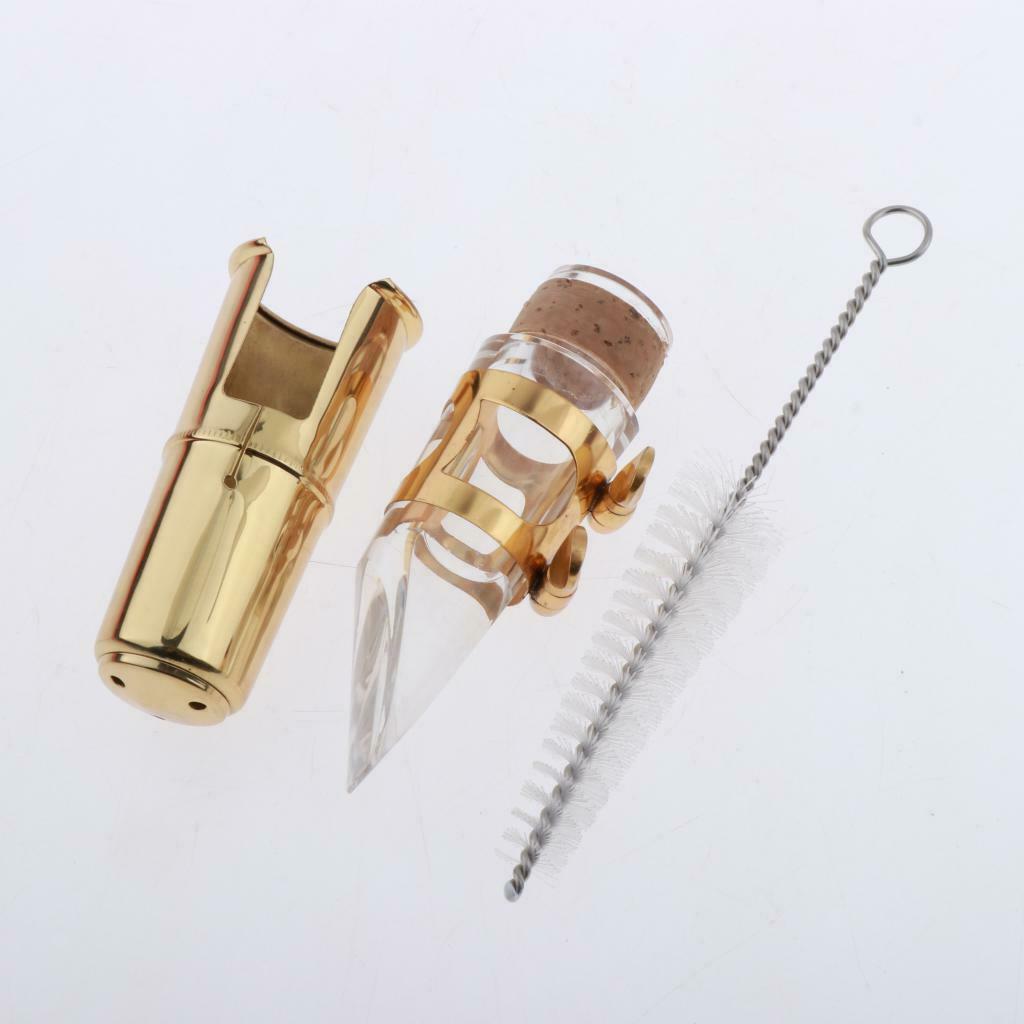 Brass Mouthpiece, Metal Leaf Screw , Brush Set for Alto Saxophone