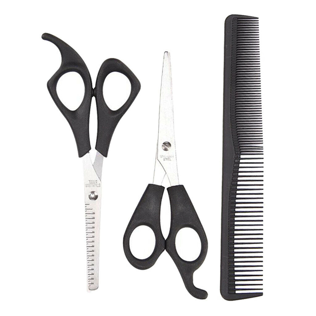 3pcs/set 5.5" Salon Hair Cutting Scissors Shears Hairdressing Set Tools