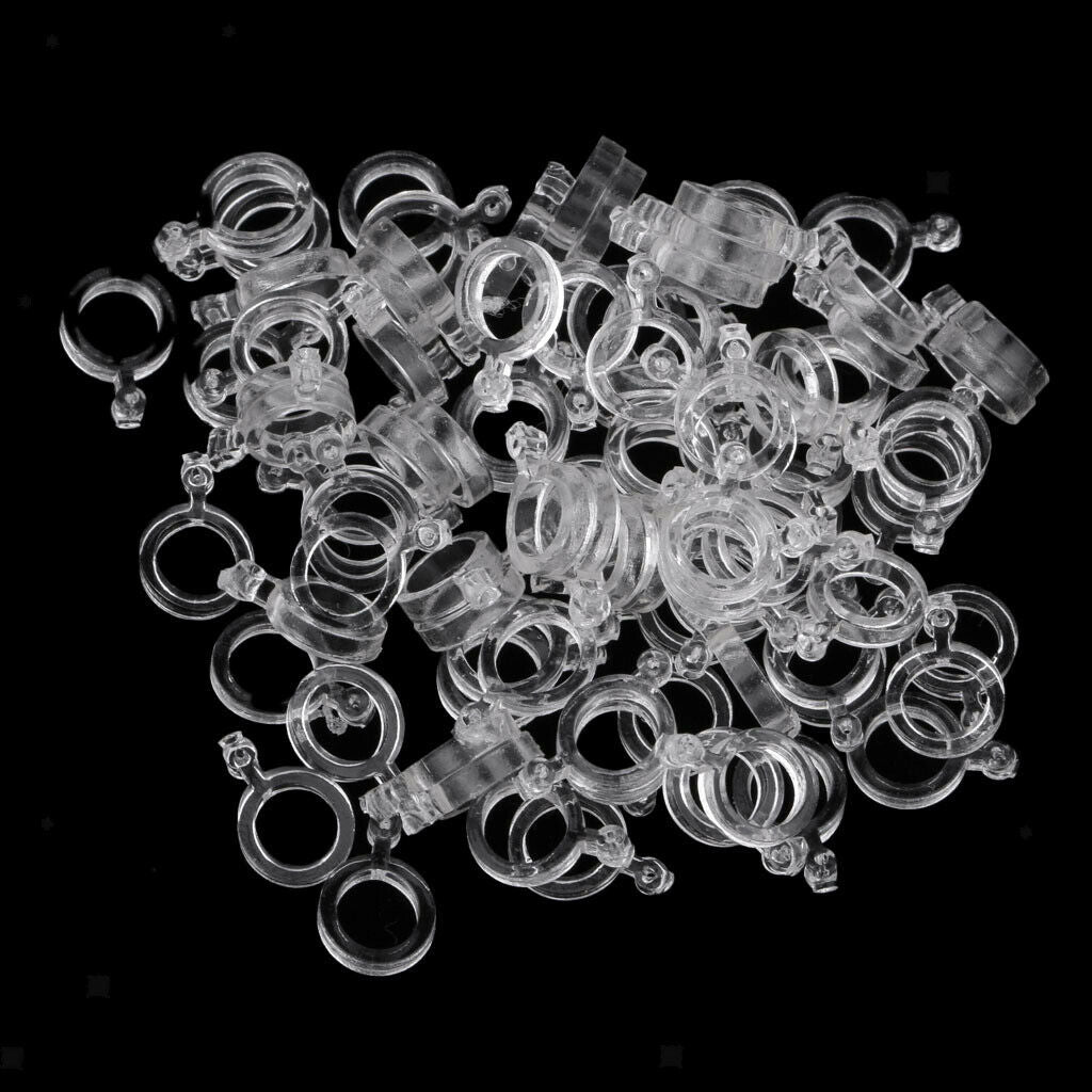 100x Fishing Pellet Bands For Bait 3mm 5mm 7mm Bait Bands Carp Devices