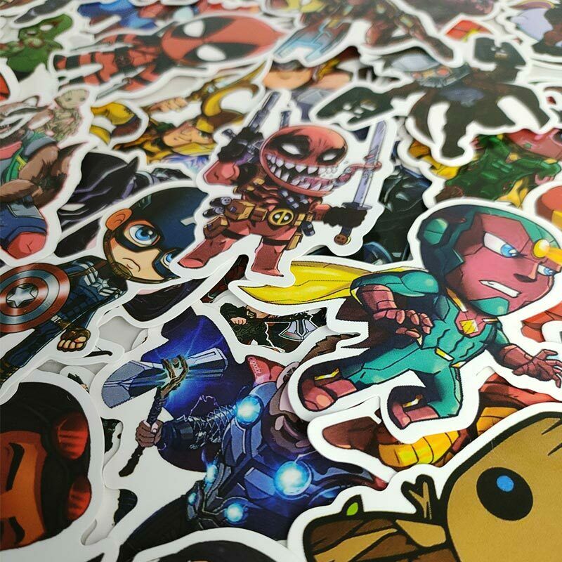 Shop-Story - Stickers Heros: Pack Of 100 Stickers With Super Hero