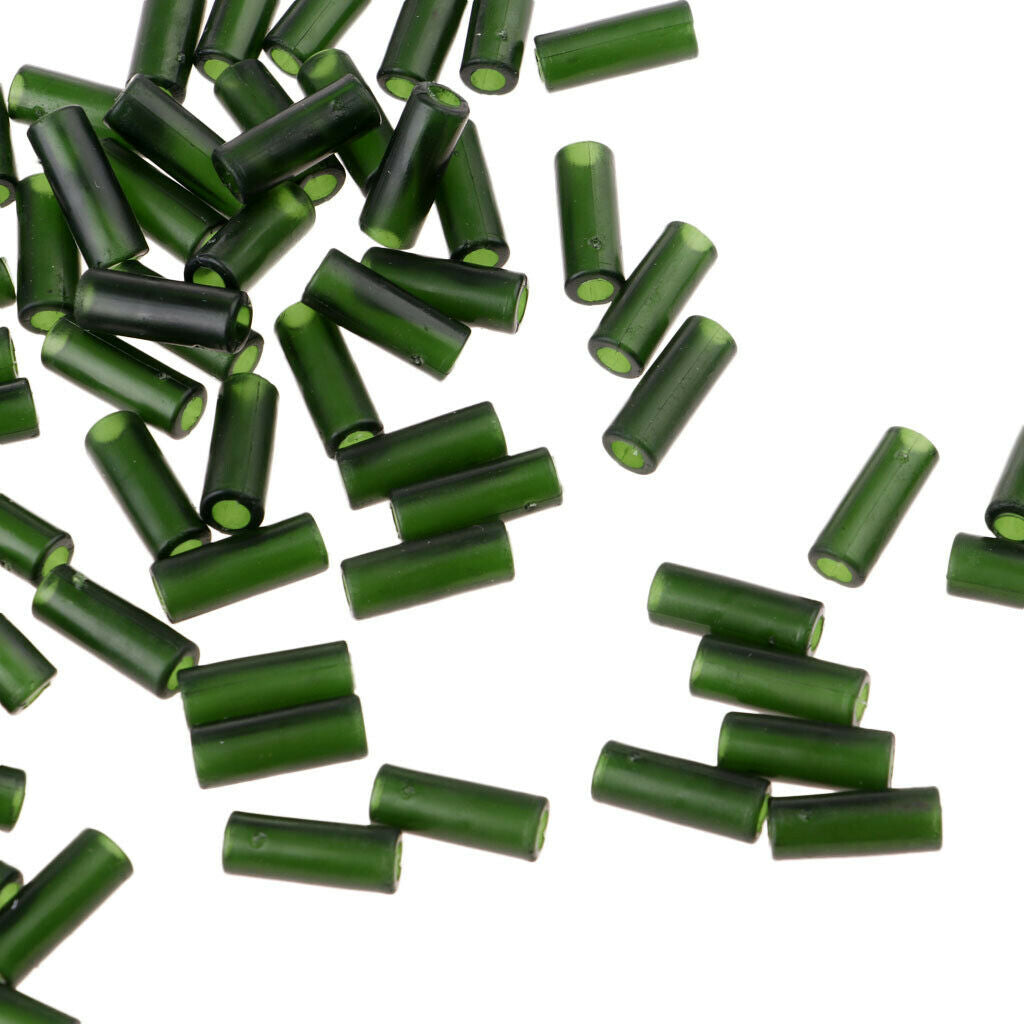 100pcs Rubber Shock Beads 17mm Rig Making Buffer Beads Carp
