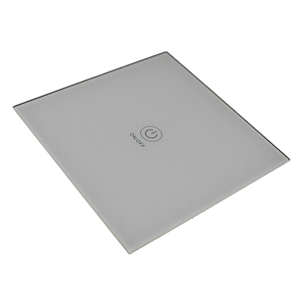 1 Way New Smart Home Wireless Remote Control Touch Switch Wall Panel White