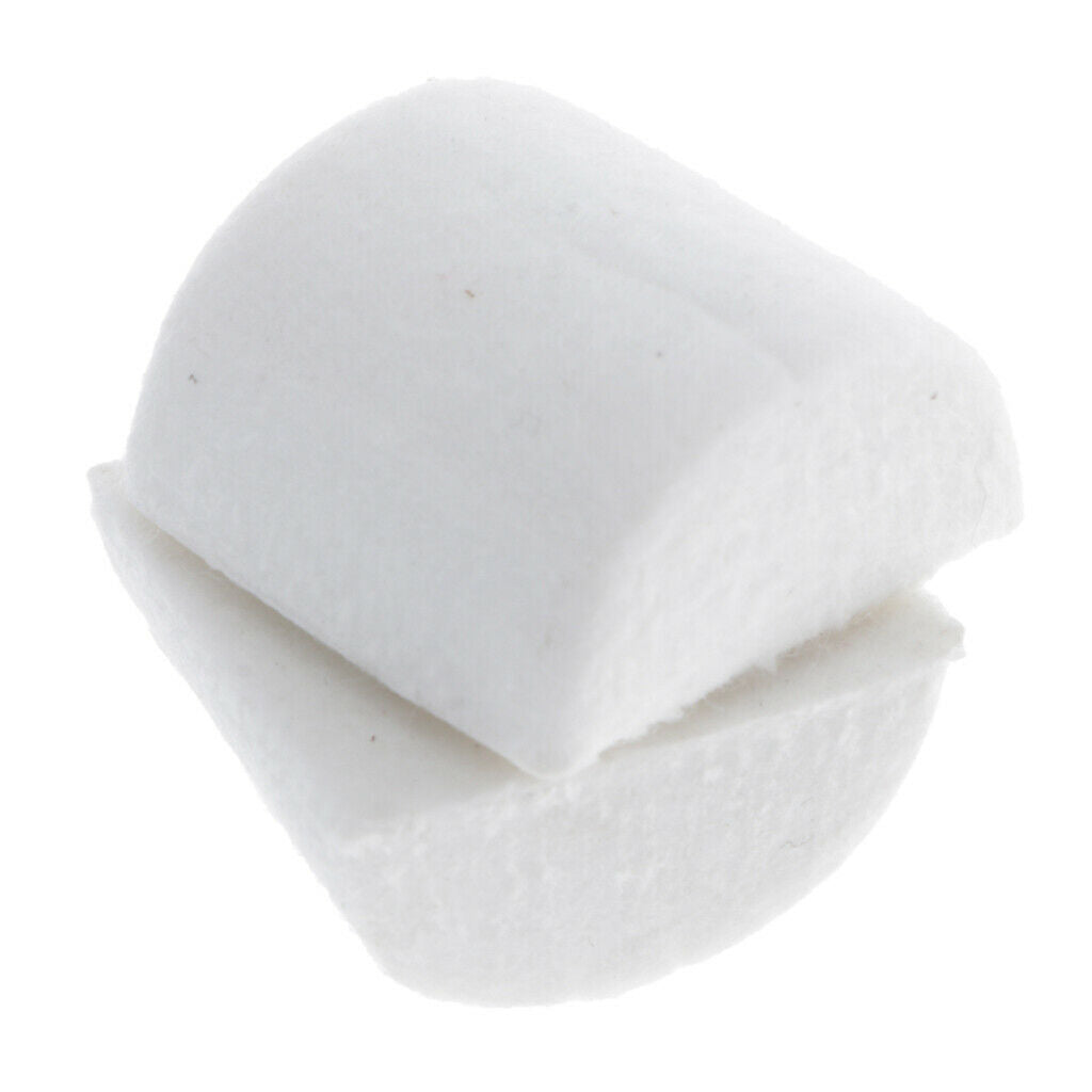 Set of 2 Wool Felt Dampening Pad Dampers Drums Beater Heads Instrument