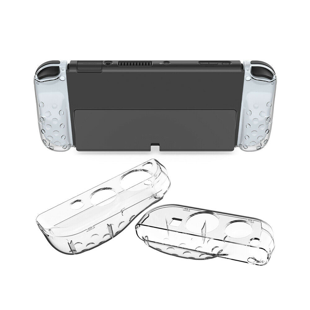 Hard Stand Clear Shell Protective Case Skin For Switch OLED Game Console 2021