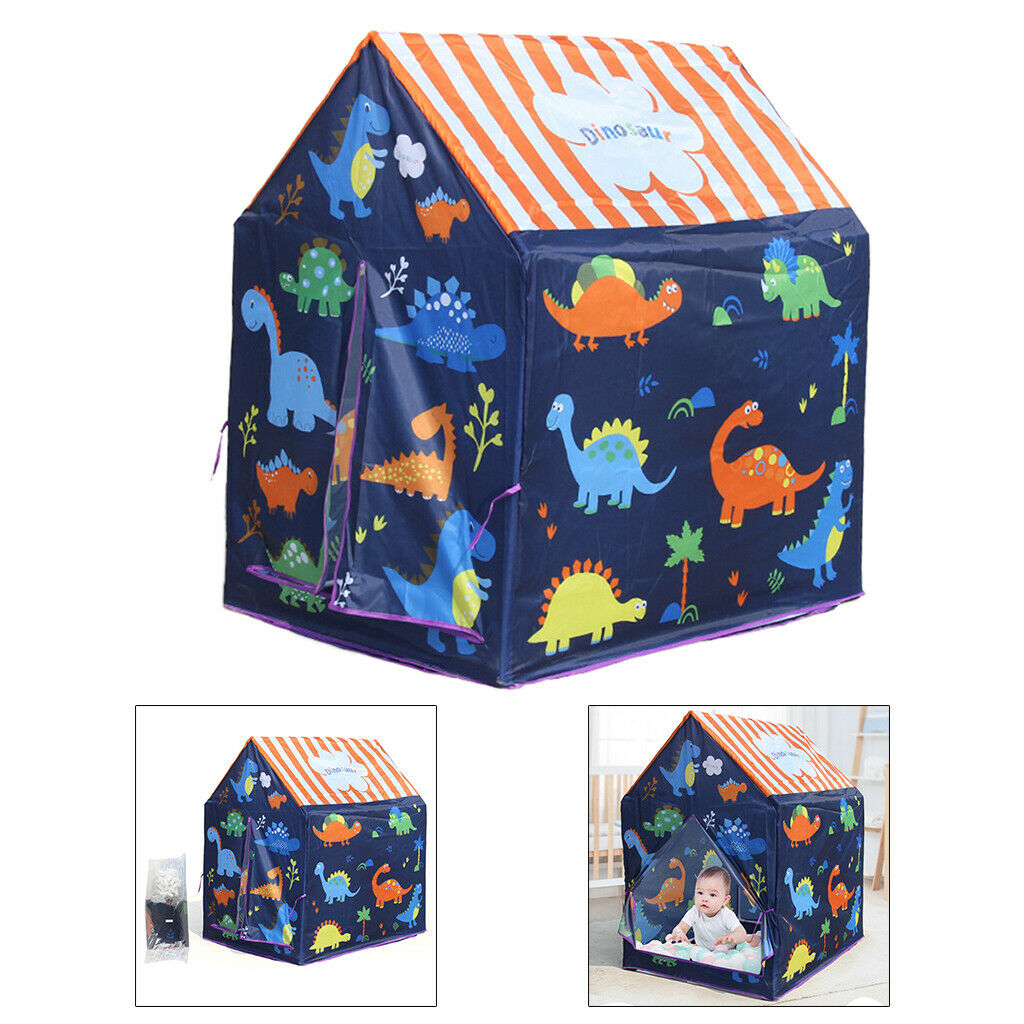 Kids Play Tent Indoor Outdoor Children's House Boy Girls Gift Dinosaur B