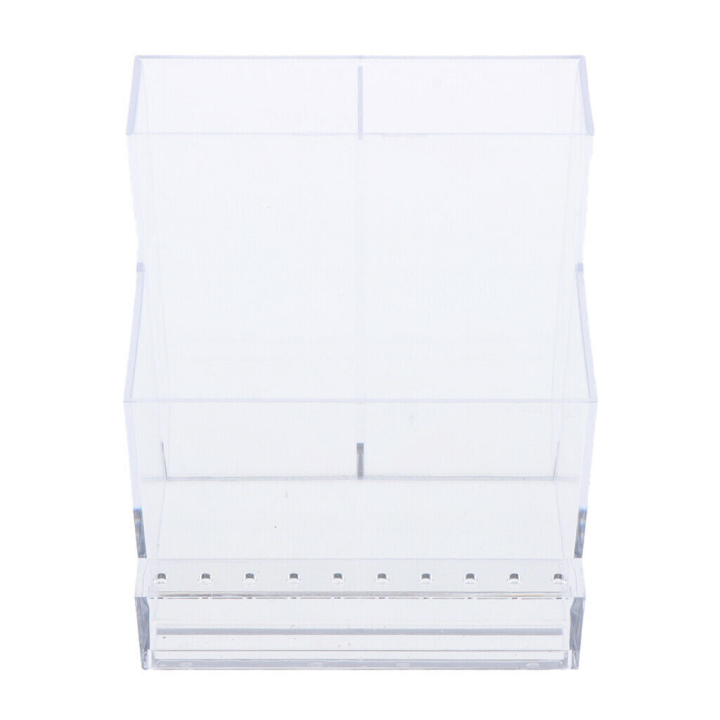 2 lot Durable Acrylic Nail Art Drill Machine Holder Stand Organizer Box Case