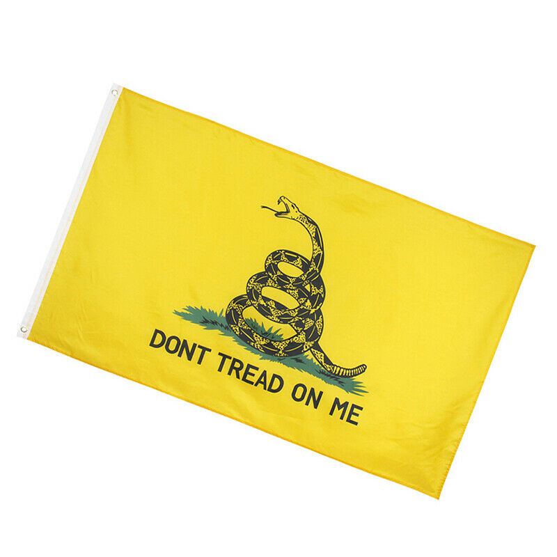 Don't Tread On Me Gadsden Flag Canvas Header Tea Party Flags Polyester 3 .l8