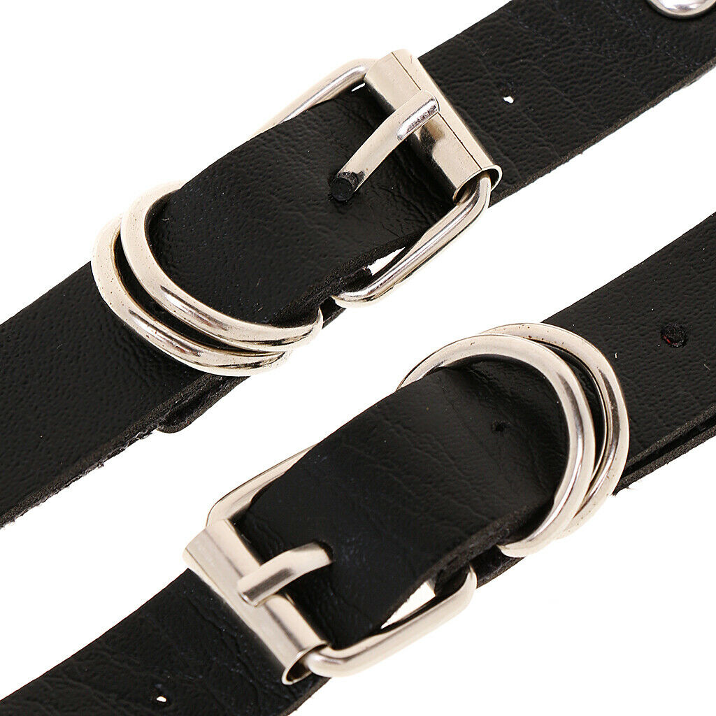 Pair Sexy Adjustable Garter Harajuku Punk Goth Clip Leg Garter Belt Black