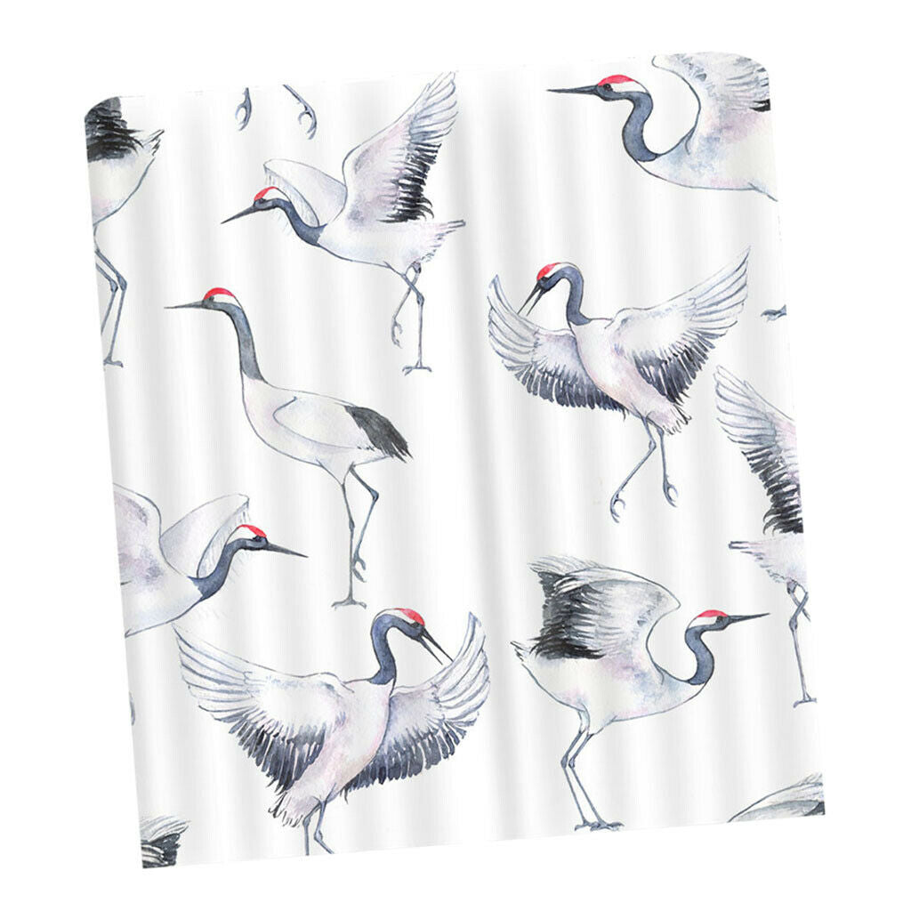 Art Colorful Waterproof Shower Curtain Bath Curtain Bath Decor with Hook 1