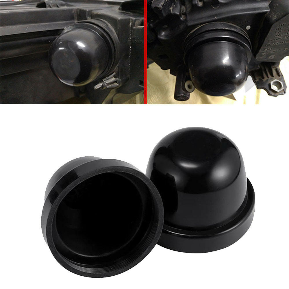 Pair 65mm Inner Dia Seal Cap Rubber Housing Seal Cap Car Headlight Dust  Cover