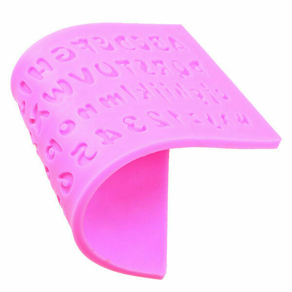 Silicone Molds Alphabet Number Cake Chocolate Fondant Decorating Baking Molds