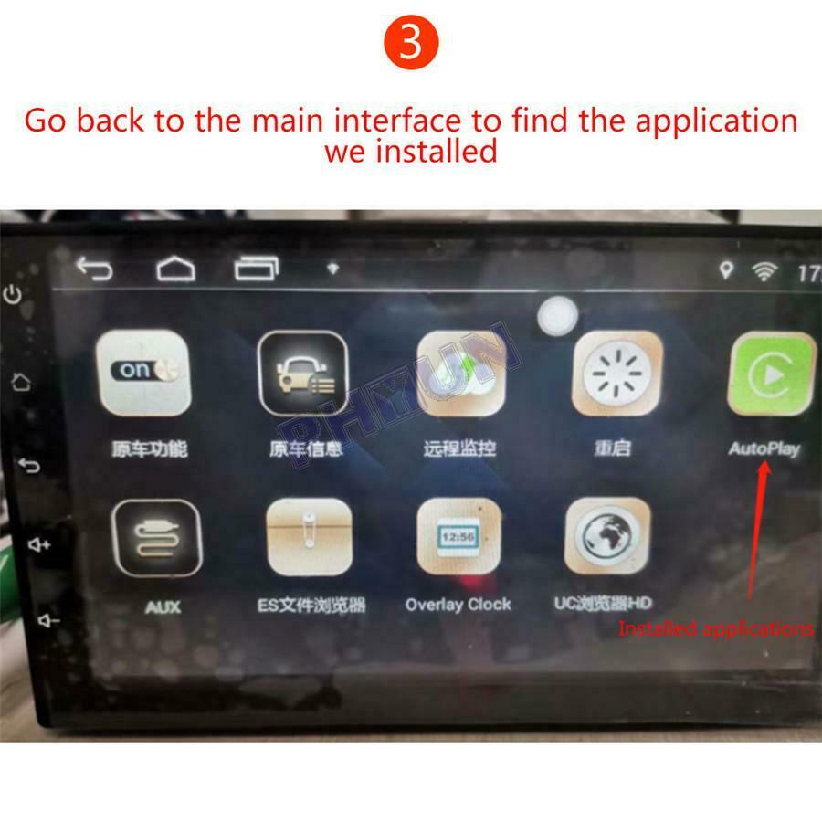 For Android Car Head Unit Carplay Android Auto Bluetooth Wireless USB Dongle 1x