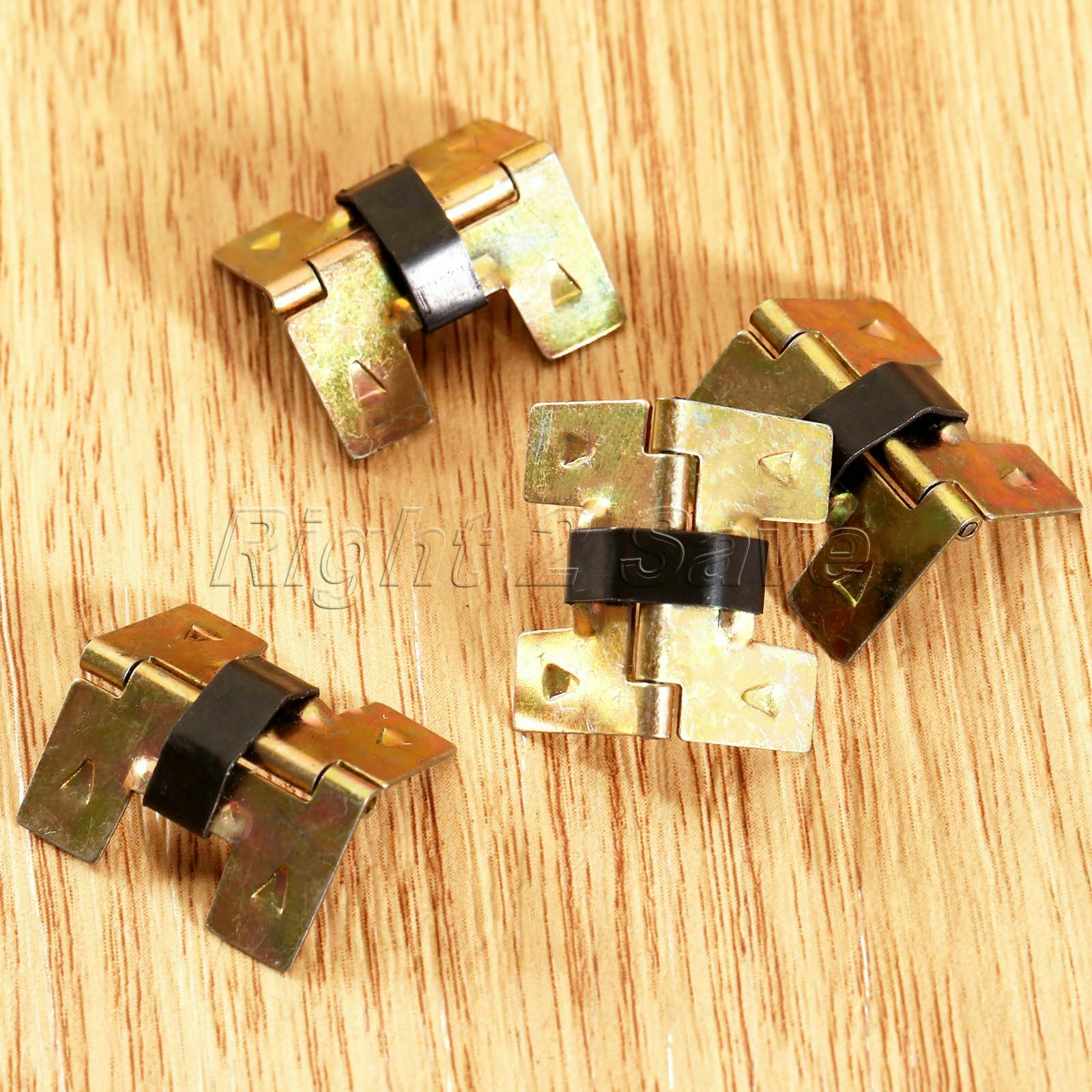 20*18mm Retro Jewelry Box Spring Hinges Furniture Door Chests Hardware 4Pcs