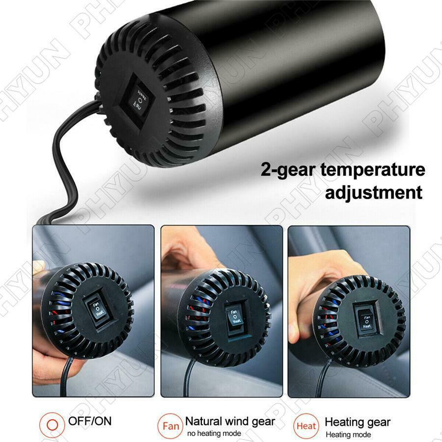 12V 150W Car Windshield Fast Heater Cooling Fan Defroster w/ Bracket Universal