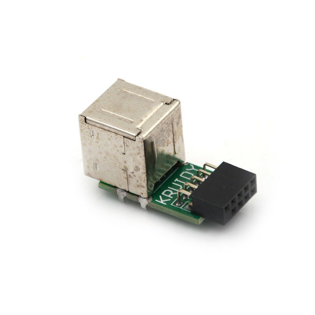 9Pin Motherboard to Double Layer 2 Port USB2.0 A Female Internal Header Ada Lt