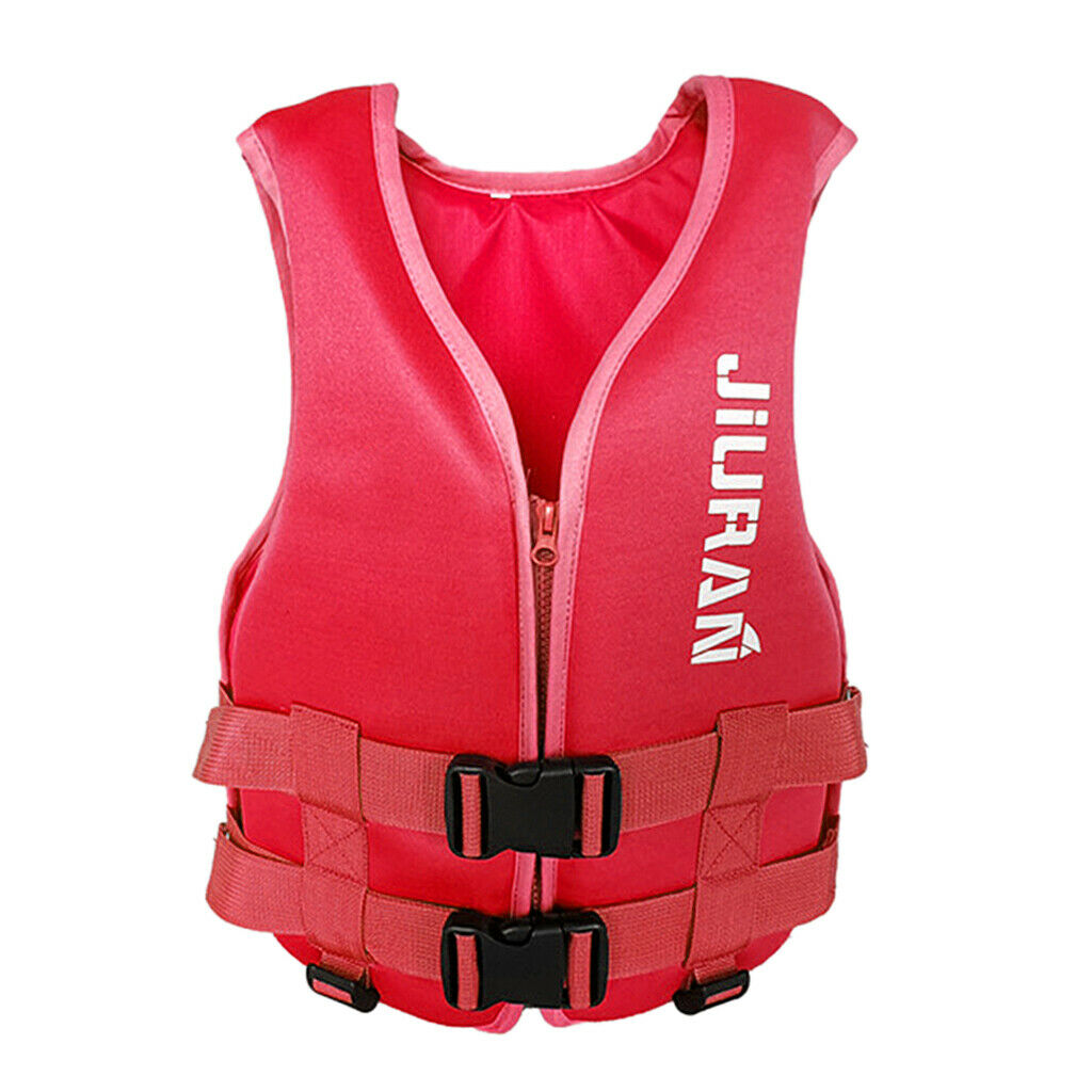 2X Fishing Life Jacket Vest Neoprene Buoy Aids Floatation Device   Red S