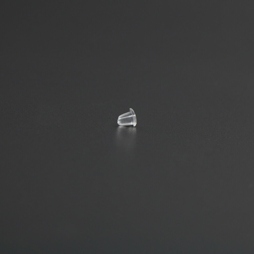 100pcs Earrings Jewelry Accessories Bullet rubber Ear Plugging/blocked DI.l8