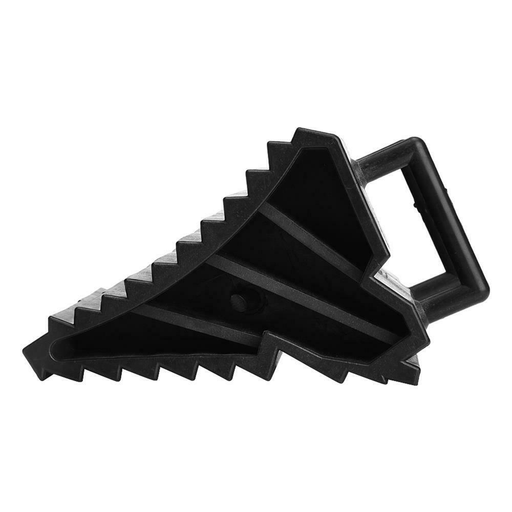 Heavy Duty Solid Rubber Wheel Chocks Truck RV Camper Trailer Car Tire Stopper