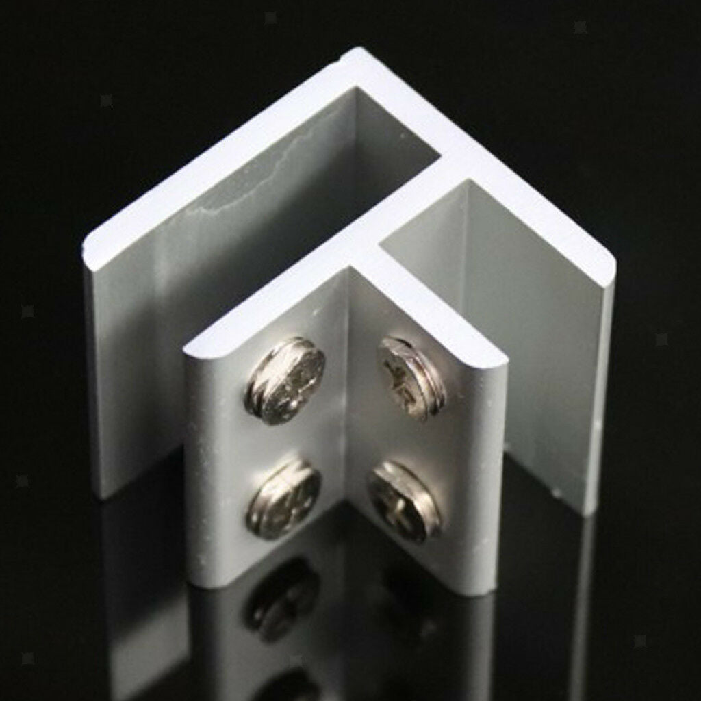 10x Glass Clamp Handrail Balustrade Clip Bracket fit 8-12MM Glass 90 Degree