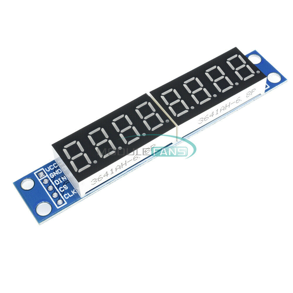 5PCS MAX7219 Dot 8-Digit Digital Red LED Display Module For Arduino Raspberry Pi