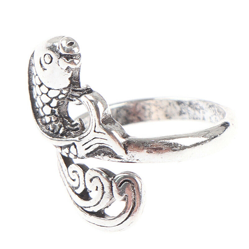 1X Adjustable Knitting Loop Crochet Loop Knitting Fish Ring AccessorieL Rf