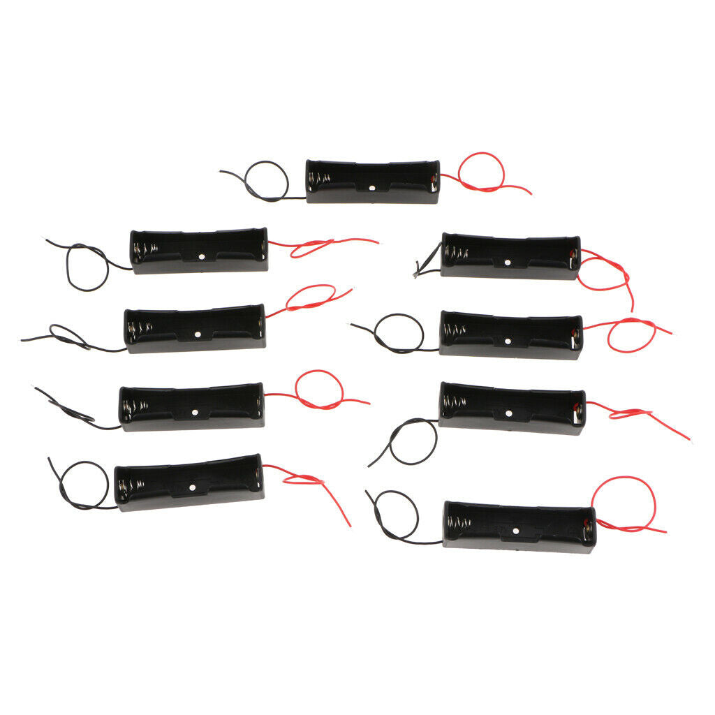 Lot 9 Pcs Portable Battery Case Cover Holder Storage Box for 18650 Batteries