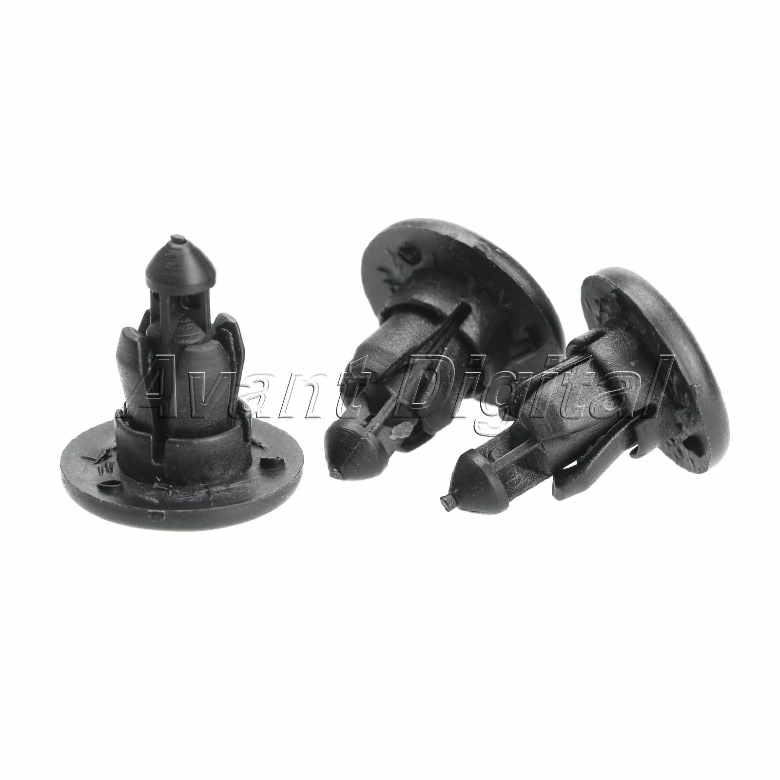 50X Car Bumper Fender Nylon Retainer Fastener Clip for GM Geo Suzuki Subaru
